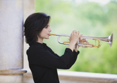 Andrea Motis 2017 Playing Trumpet